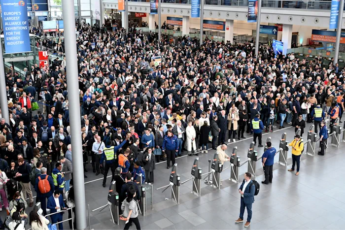 Power2Drive 展示会会場入口