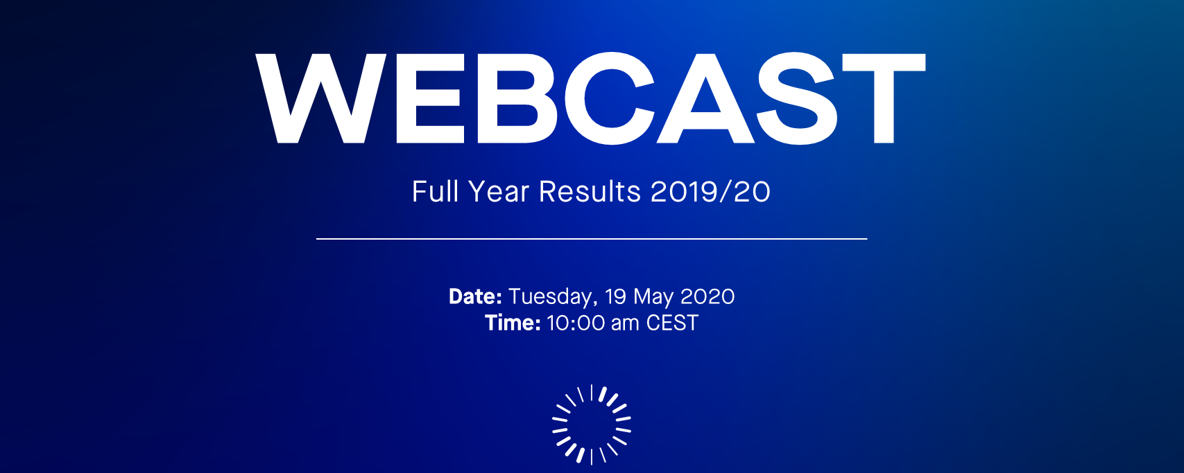 Webcast FY 2019-20
